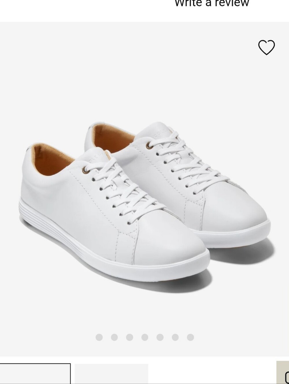Cole Haan White Crosscourt Sneakers